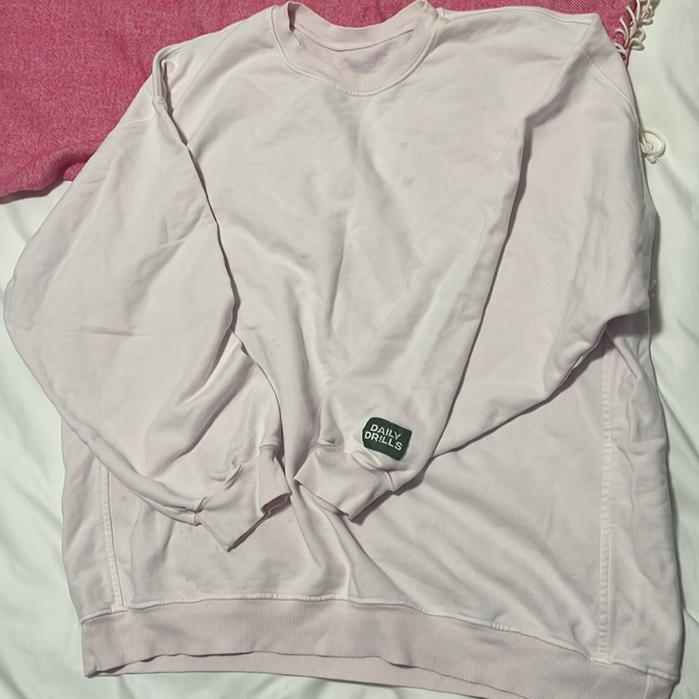 Light pink Daily Drills sweatshirt